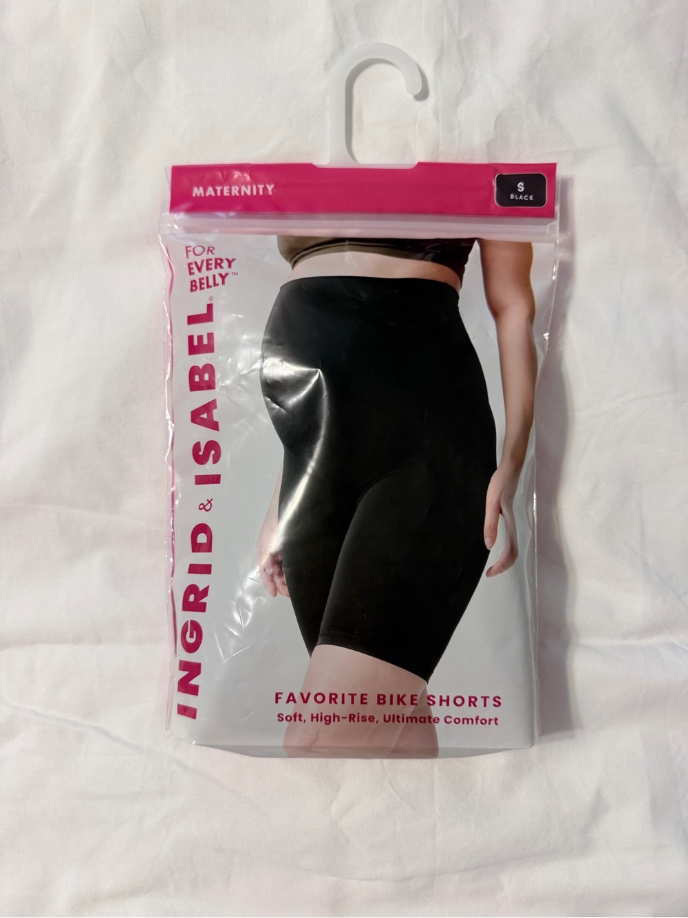 Isabel Maternity by Ingrid & Isabel Black High-Rise Bike Shorts